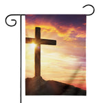 Crucifixion Of Jesus Christ Print House Flag