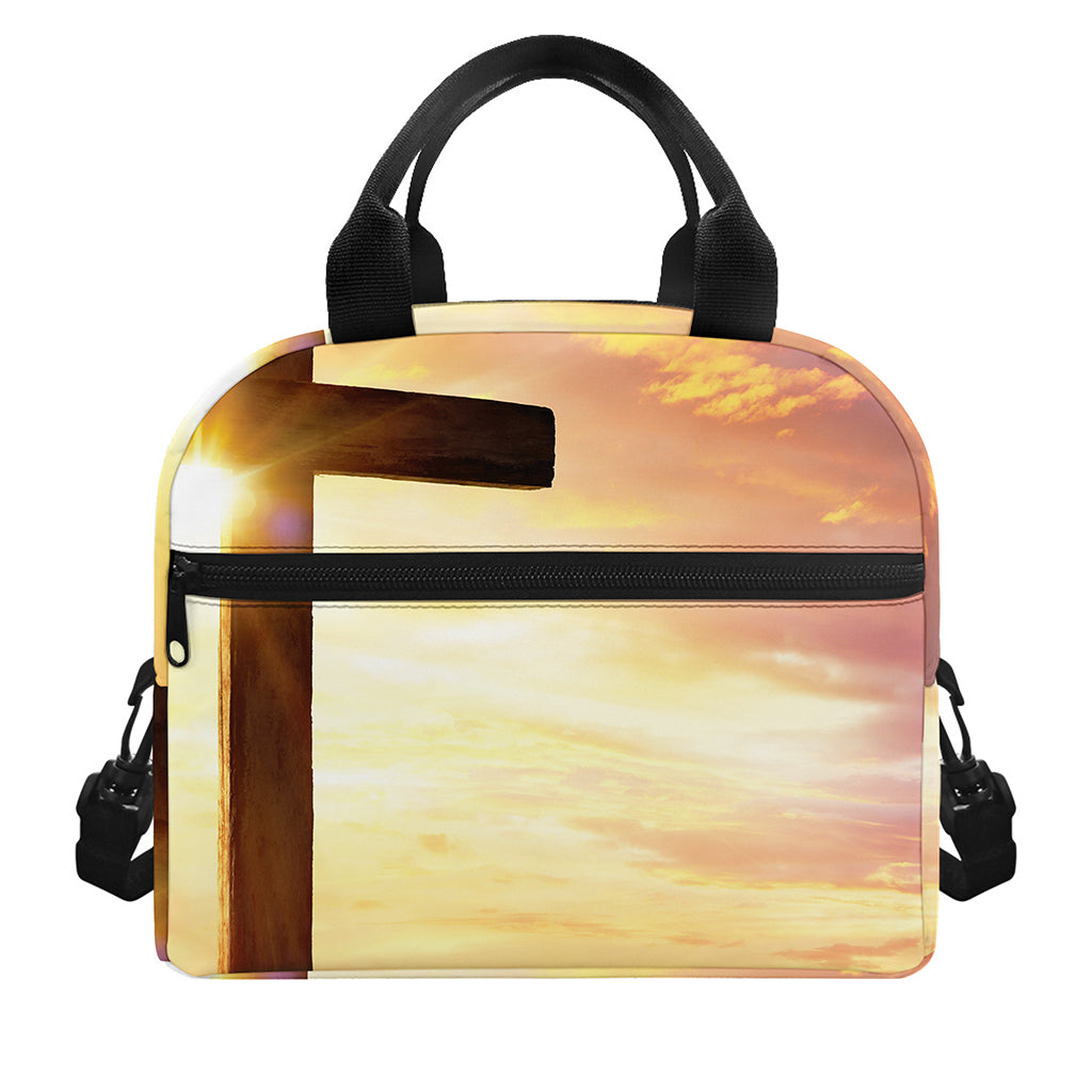 Crucifixion Of Jesus Christ Print Insulated Lunch Bag