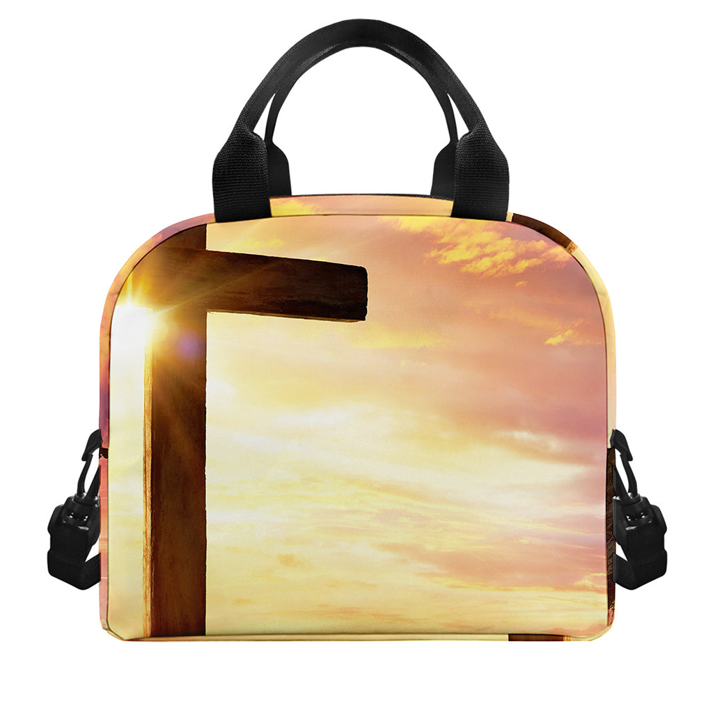 Crucifixion Of Jesus Christ Print Insulated Lunch Bag