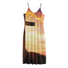 Crucifixion Of Jesus Christ Print Jersey Midi Cami Dress