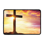Crucifixion Of Jesus Christ Print Kitchen Mat