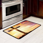 Crucifixion Of Jesus Christ Print Kitchen Mat
