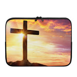 Crucifixion Of Jesus Christ Print Laptop Sleeve