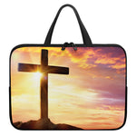 Crucifixion Of Jesus Christ Print Laptop Sleeve With Handle