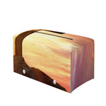 Crucifixion Of Jesus Christ Print Leather Tissue Box Cover