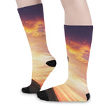 Crucifixion Of Jesus Christ Print Long Socks