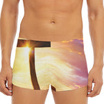 Crucifixion Of Jesus Christ Print Men's Short Boxer Briefs