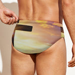 Crucifixion Of Jesus Christ Print Men's Swim Briefs