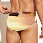 Crucifixion Of Jesus Christ Print Men's Swim Briefs