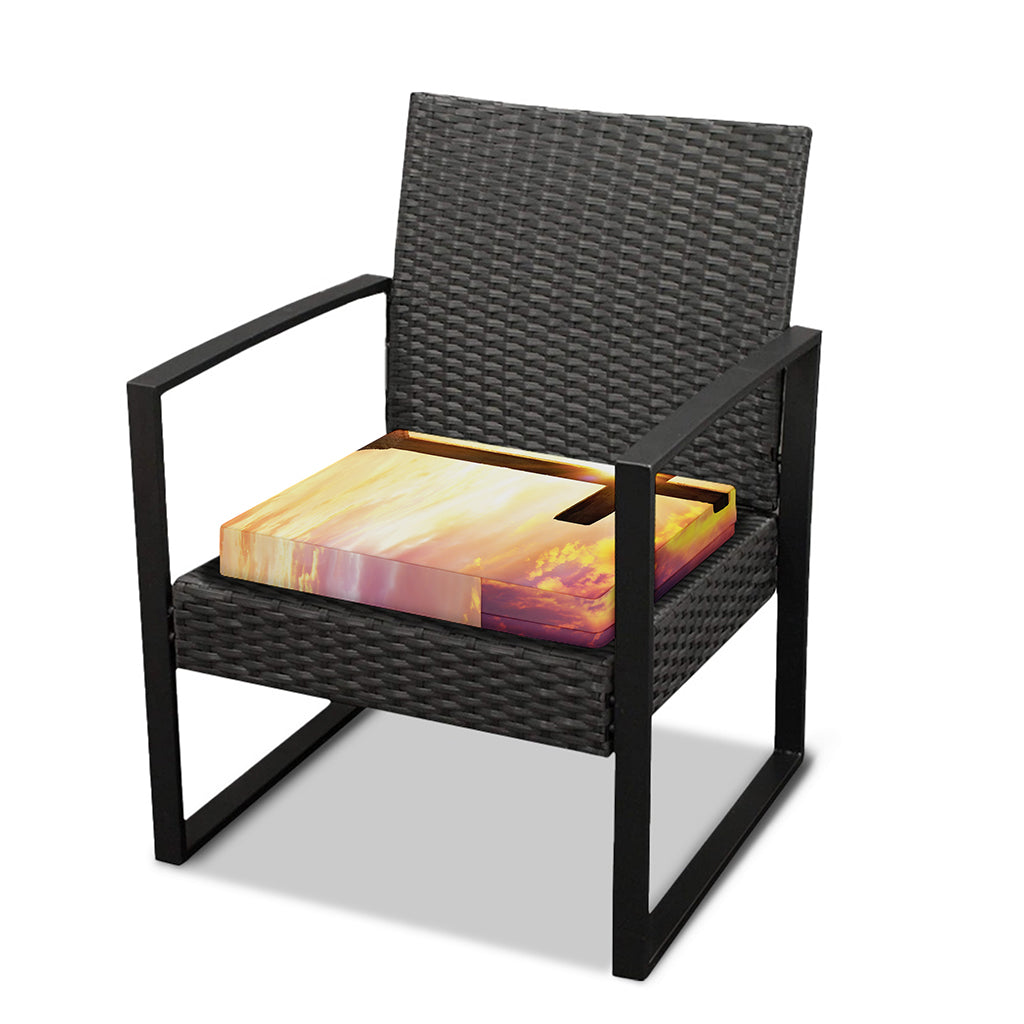 Crucifixion Of Jesus Christ Print Outdoor Seat Cushion Cover
