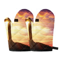 Crucifixion Of Jesus Christ Print Oven Mitts