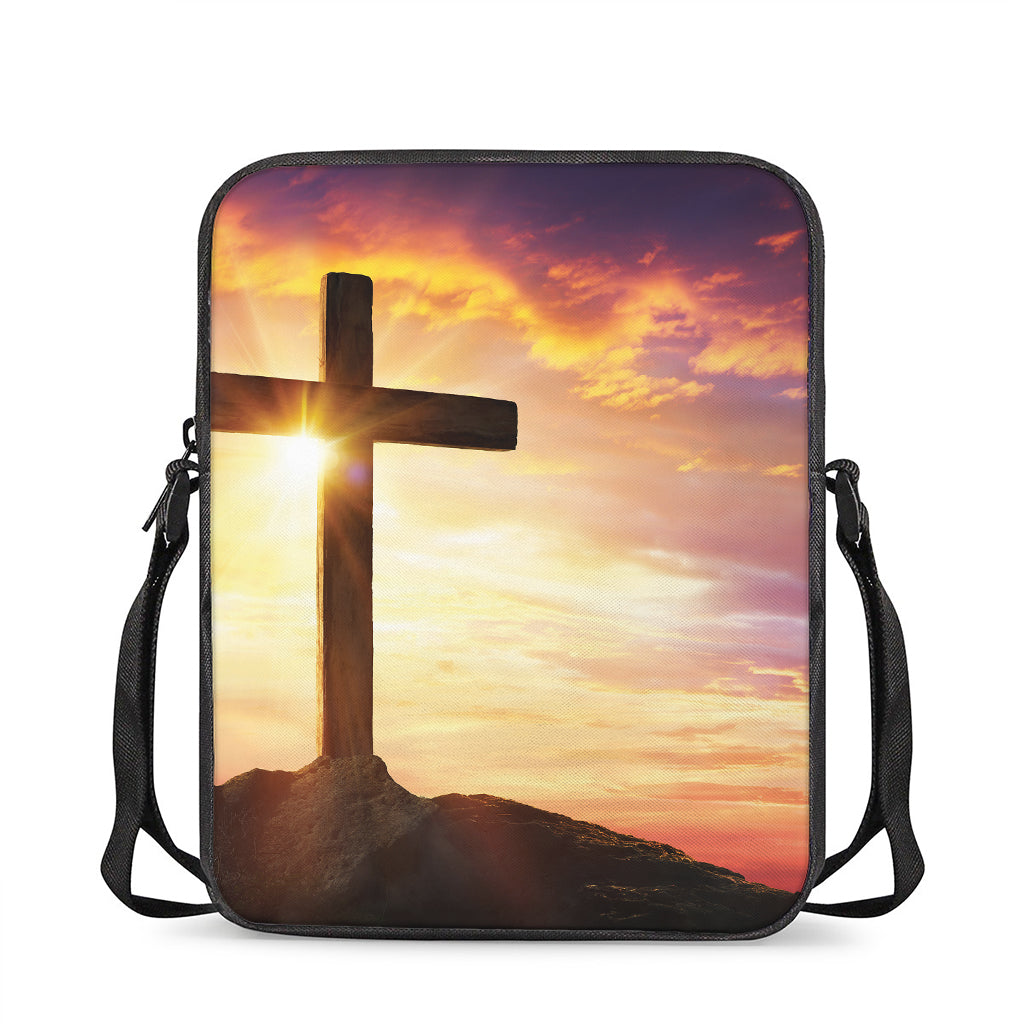 Crucifixion Of Jesus Christ Print Rectangular Crossbody Bag