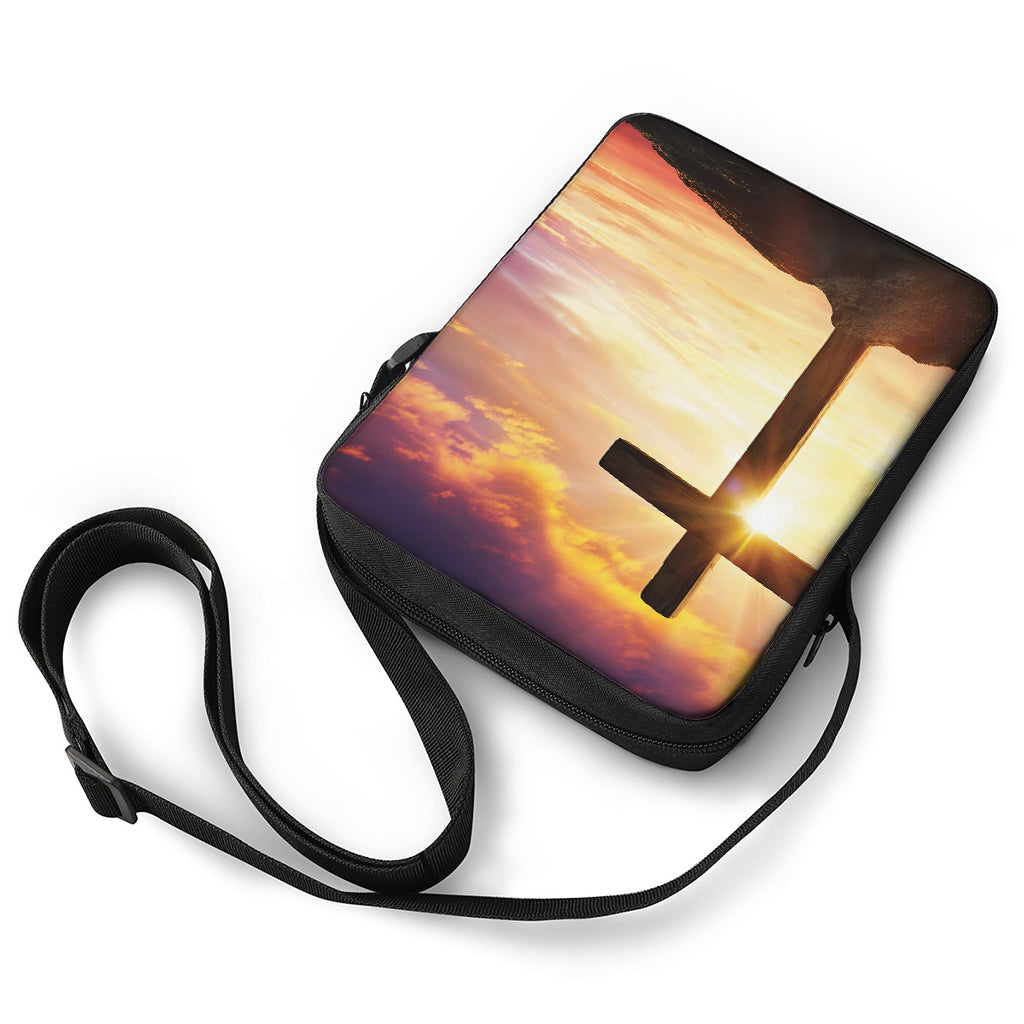 Crucifixion Of Jesus Christ Print Rectangular Crossbody Bag