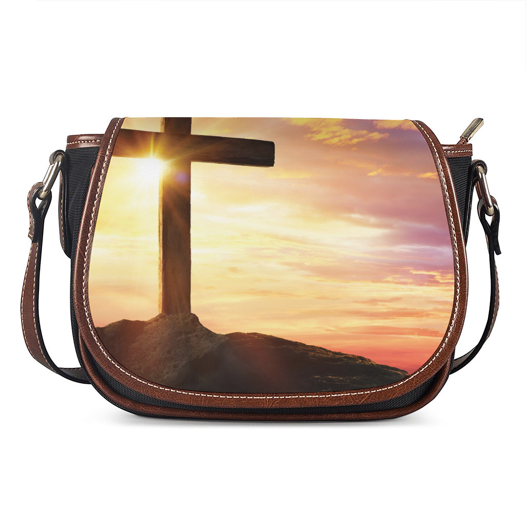 Crucifixion Of Jesus Christ Print Saddle Bag