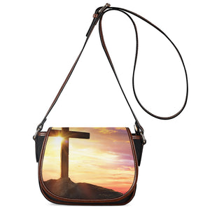 Crucifixion Of Jesus Christ Print Saddle Bag