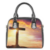 Crucifixion Of Jesus Christ Print Shoulder Handbag
