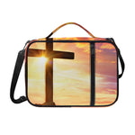 Crucifixion Of Jesus Christ Print Shoulder Strap Bible Bag