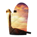 Crucifixion Of Jesus Christ Print Single Oven Mitt