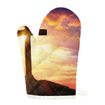 Crucifixion Of Jesus Christ Print Single Oven Mitt