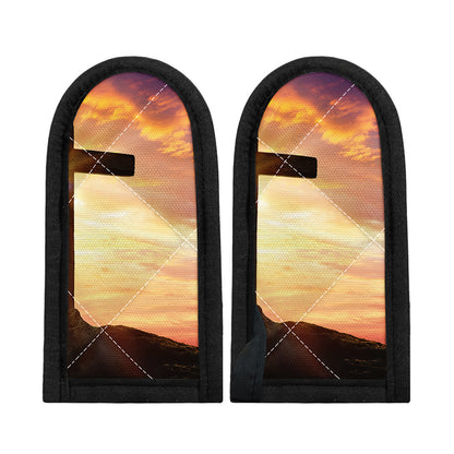 Crucifixion Of Jesus Christ Print Skillet Handle Cover