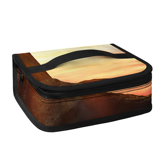 Crucifixion Of Jesus Christ Print Small Lunch Bag