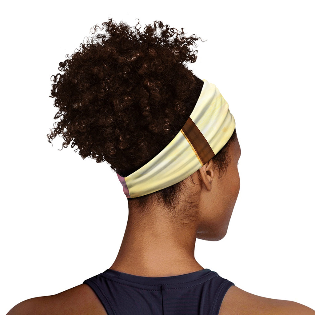Crucifixion Of Jesus Christ Print Sports Headband