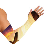 Crucifixion Of Jesus Christ Print Sun Protection Arm Sleeves