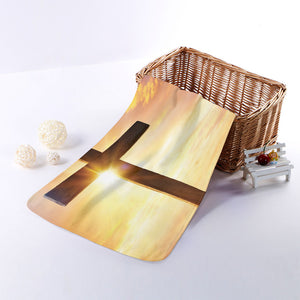 Crucifixion Of Jesus Christ Print Towel