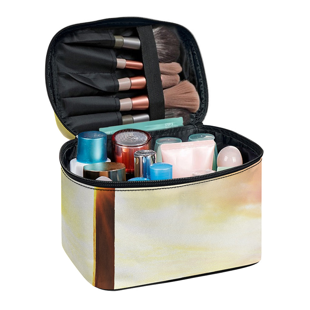 Crucifixion Of Jesus Christ Print Travel Makeup Bag