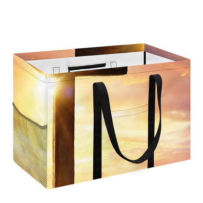 Crucifixion Of Jesus Christ Print Utility Tote Bag