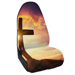 Crucifixion Of Jesus Christ Print Waterproof Car Seat Cover