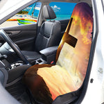 Crucifixion Of Jesus Christ Print Waterproof Car Seat Cover