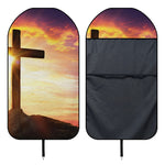 Crucifixion Of Jesus Christ Print Waterproof Car Seat Cover