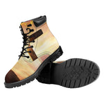 Crucifixion Of Jesus Christ Print Work Boots