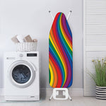 Curved Rainbow Pattern Print Ironing Board Cover