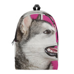 Cute Alaskan Malamute Print Backpack