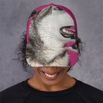 Cute Alaskan Malamute Print Baseball Cap