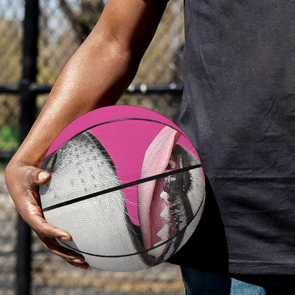 Cute Alaskan Malamute Print Basketball