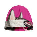 Cute Alaskan Malamute Print Beanie