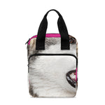 Cute Alaskan Malamute Print Bible Tote Bag