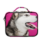 Cute Alaskan Malamute Print Briefcase Bible Bag