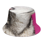 Cute Alaskan Malamute Print Bucket Hat