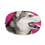 Cute Alaskan Malamute Print Car Side Mirror Covers