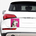 Cute Alaskan Malamute Print Car Sticker