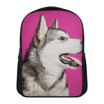 Cute Alaskan Malamute Print Casual Backpack