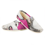 Cute Alaskan Malamute Print Casual Shoes