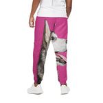 Cute Alaskan Malamute Print Cotton Pants