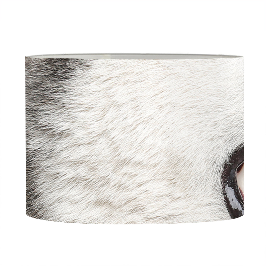 Cute Alaskan Malamute Print Drum Lamp Shade