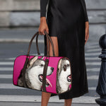 Cute Alaskan Malamute Print Duffle Bag