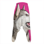 Cute Alaskan Malamute Print Hammer Pants